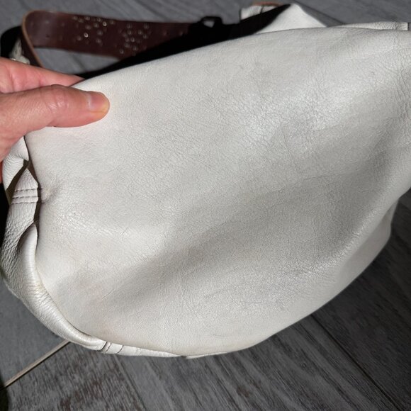 Tylie Malibu Cream Bucket Bag with Floral & Rhinestone Strap - Picture 5 of 7